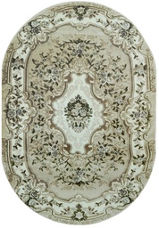 Ковер КРУИЗ классический 22414_29766 бежевый овал